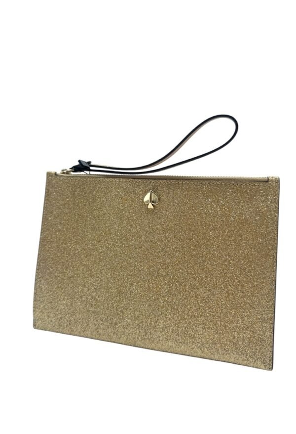 KATE SPADE - POCHET LUCY GLITTER GOLD - Image 3